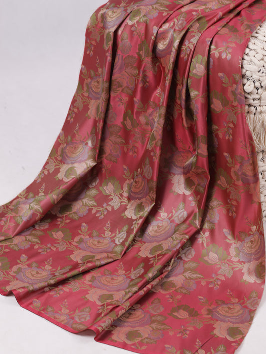 Ivory Rose - soft silk saree with brocade blouse