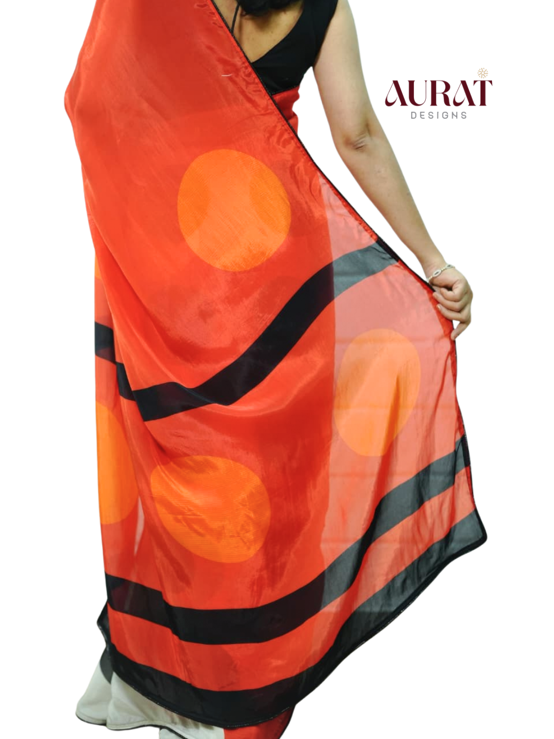Glass organza silk saree -S252