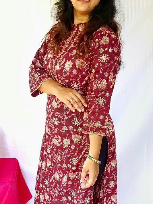 Cotton kurti-K138