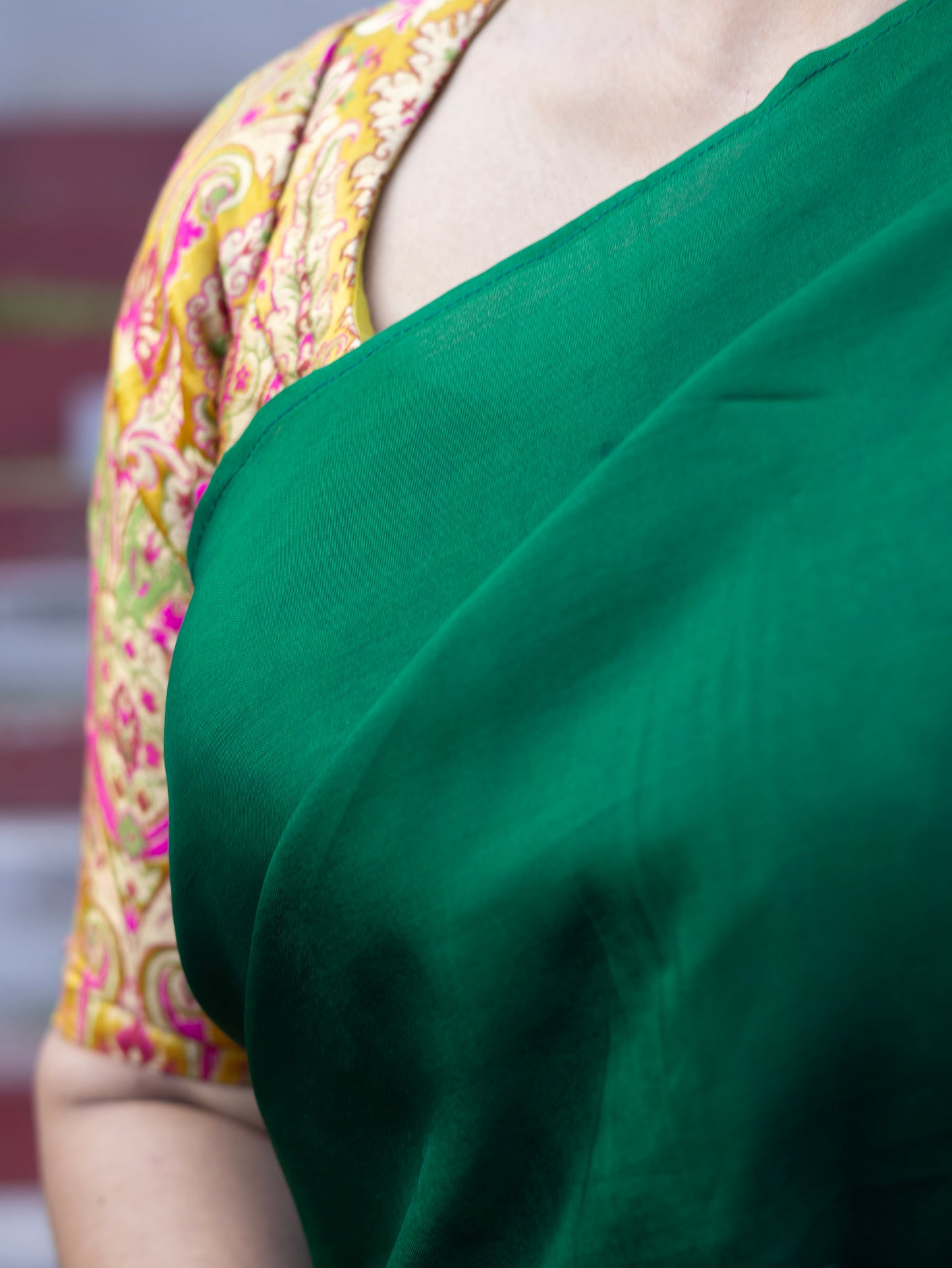 The Classic Brocade Edit – Bottle Green