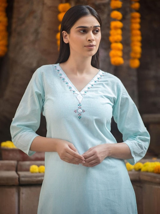 Cotton kurti- K147