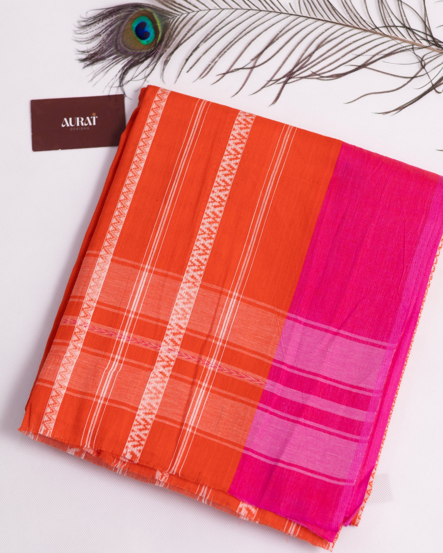 Dhanyakali woven cotton saree-S114