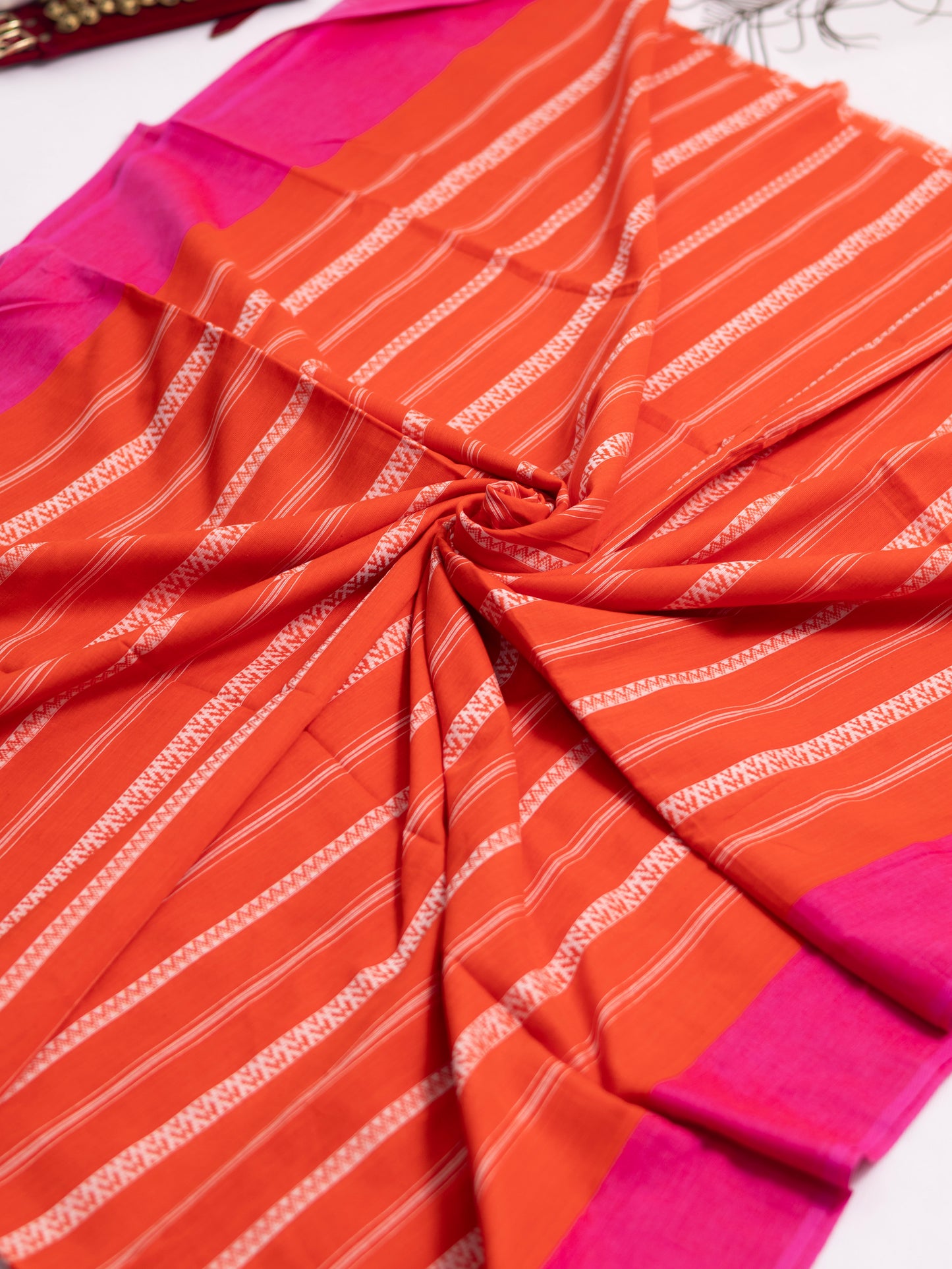 Dhanyakali woven cotton saree-S114