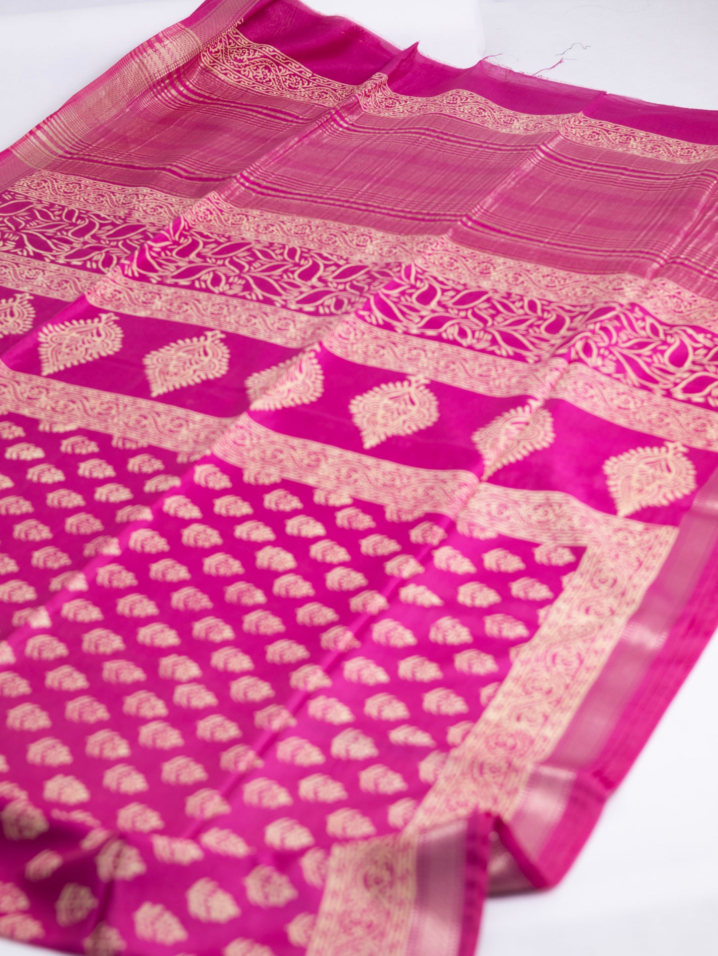 Maheswari bagru silk saree-S137