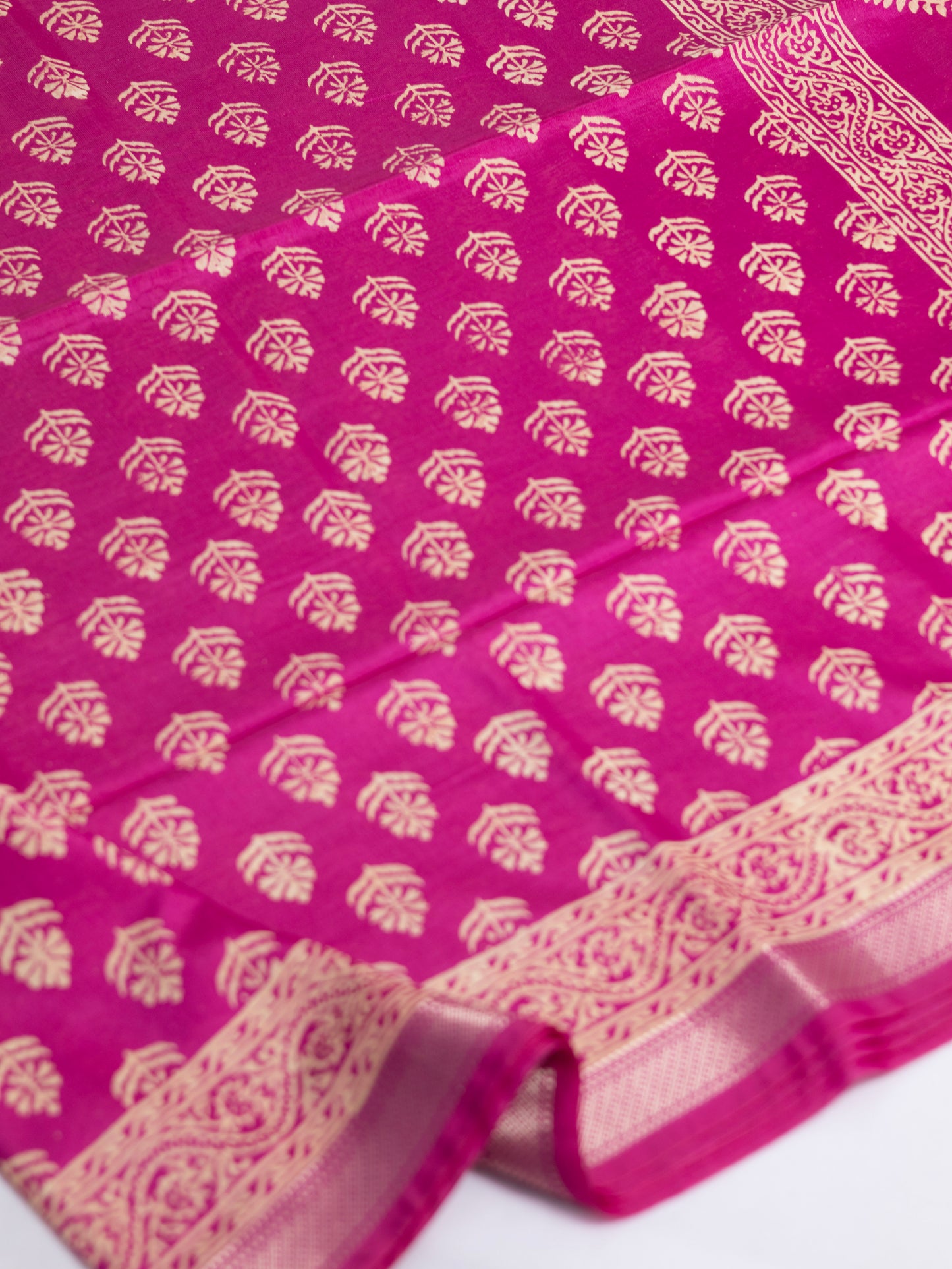 Maheswari bagru silk saree-S137