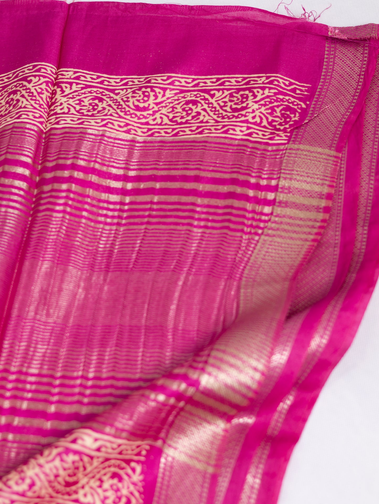 Maheswari bagru silk saree-S137