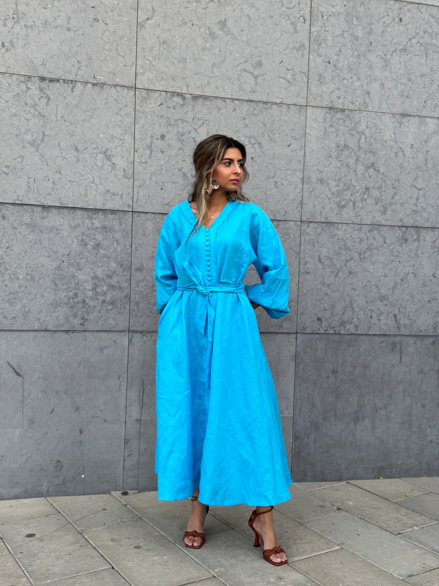 Banarasi warm semi silk saree-orchid color