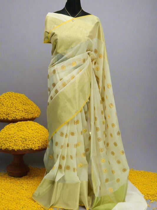 Banarasi cotton soft silk saree-S140