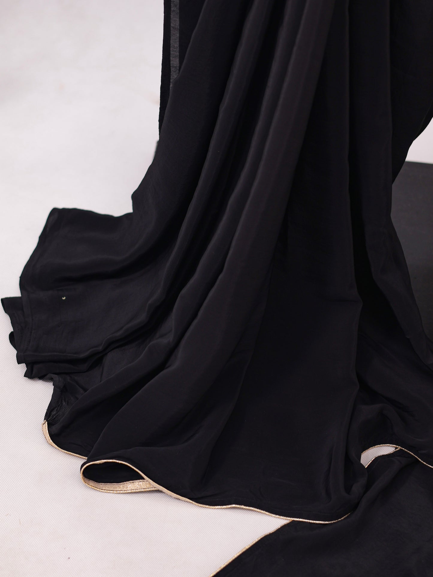 Classic whisper- Black Crepe Silk Saree