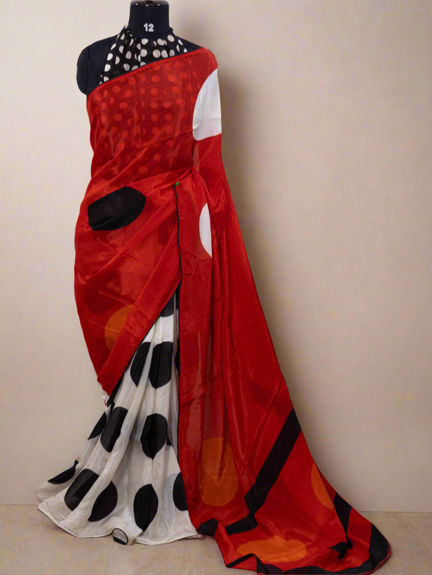 Pure organza silk saree  -S252
