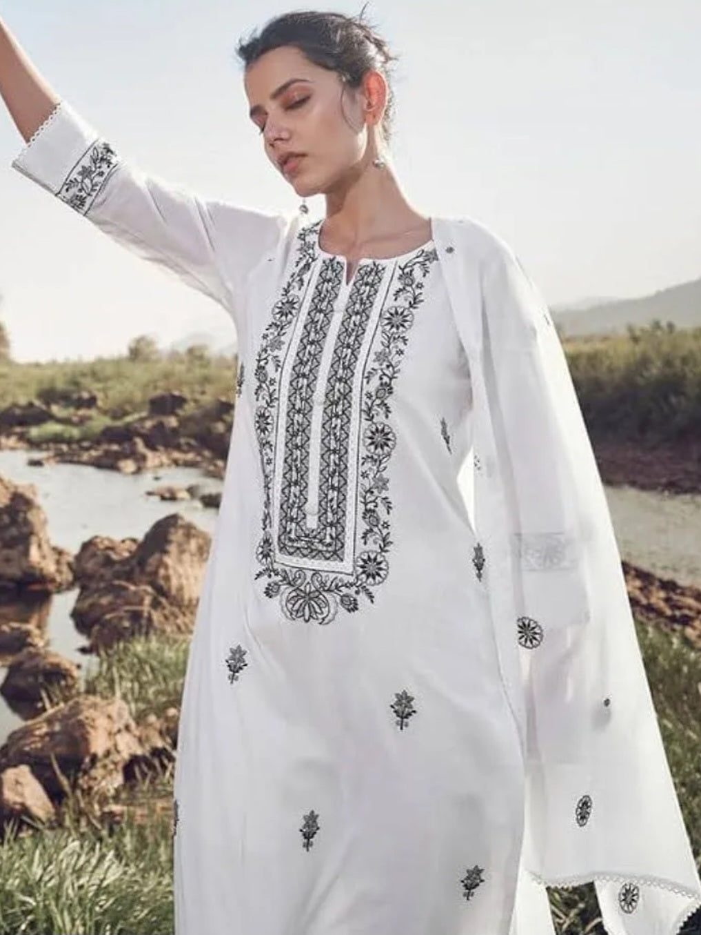 Mul cotton salwar suit- S238