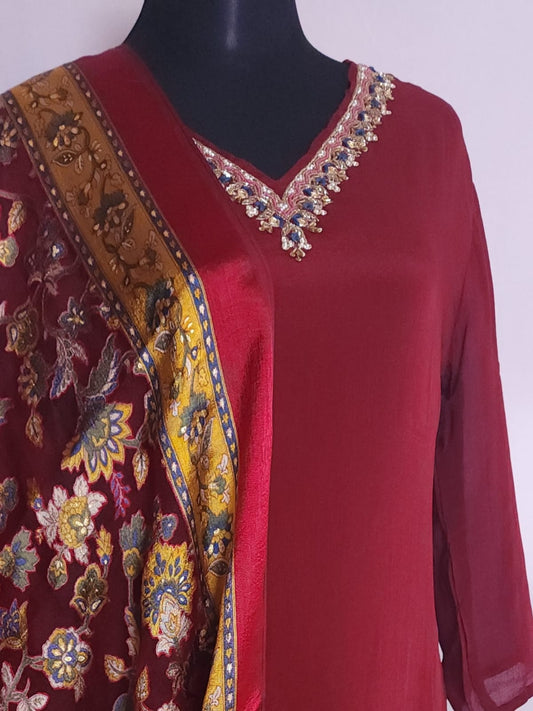 Soft Chinon salwar suit-S118