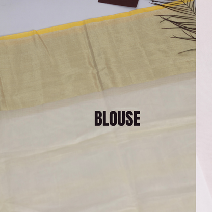 Suvarna Aanchal – Banarasi Cotton Silk Saree